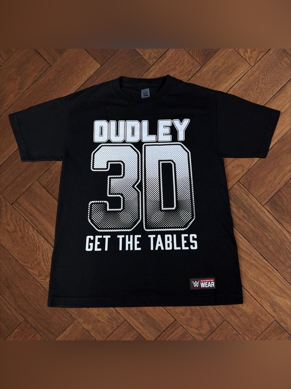 WWE The Dudley Boyz "Get The Tables" Authentic Graphic Tee Men's Size M